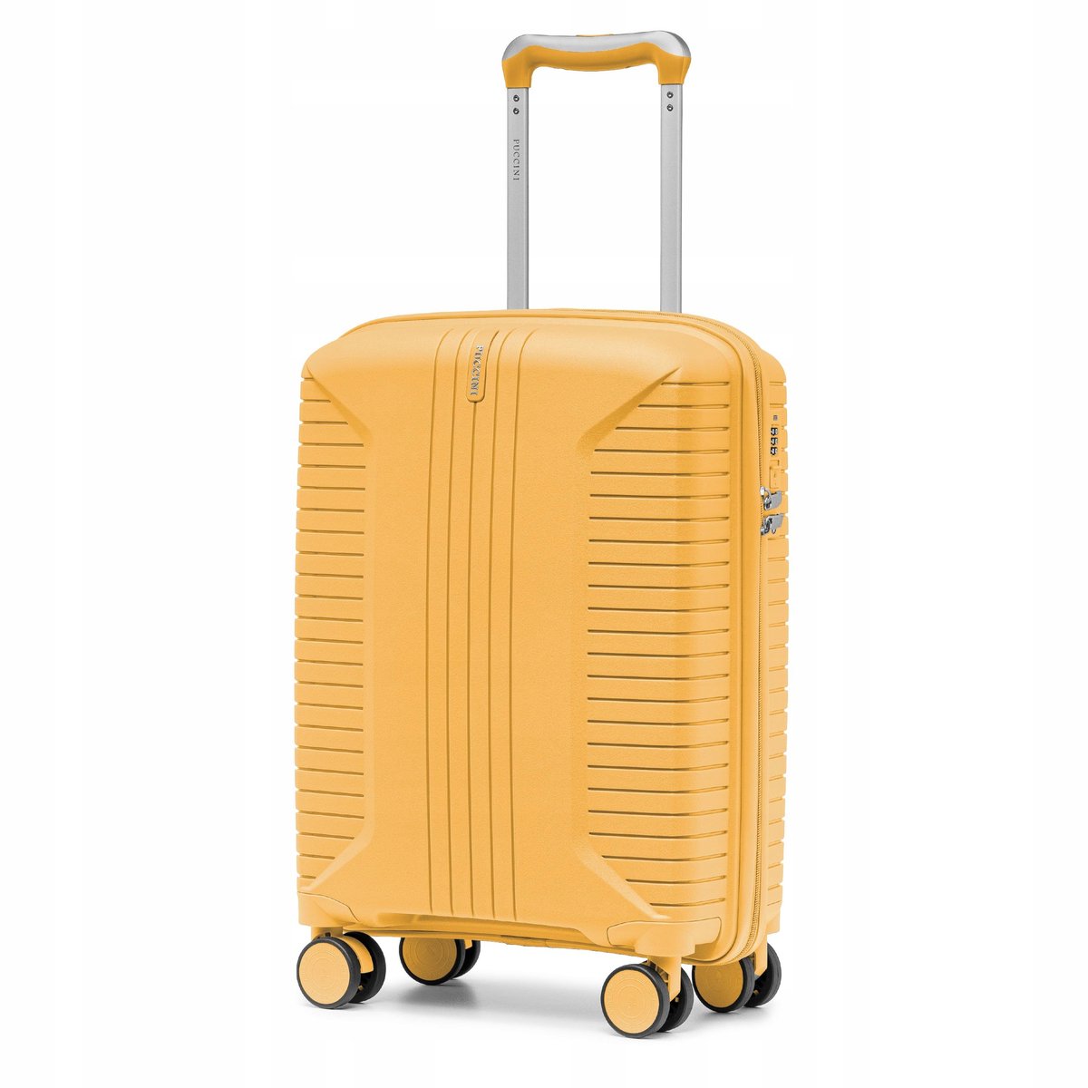 Puccini Berlin koffer Geel - lichtgewicht en duurzame rijstbagage