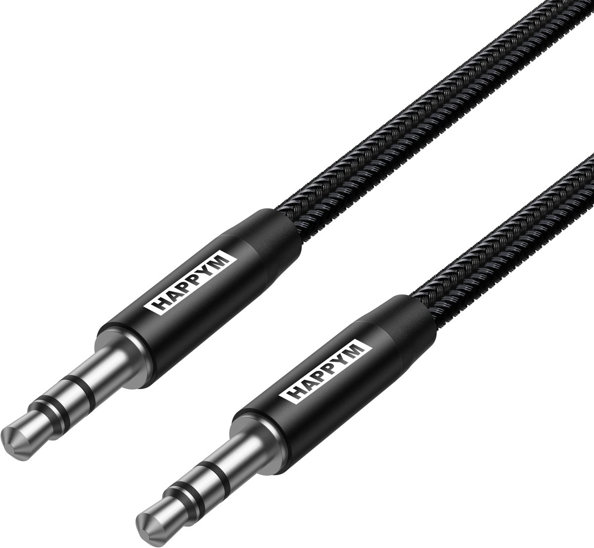 AUX kabel 3.5mm naar 3.5mm – 1 Meter - Zwart