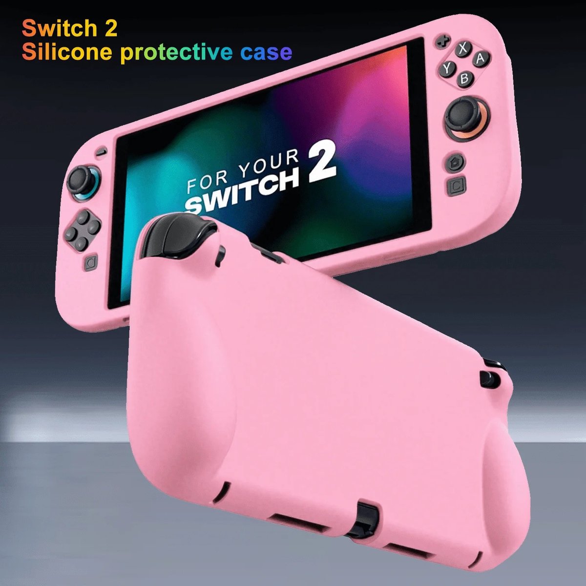 Femur Siliconen Beschermhoes voor Nintendo Switch 2 – Schokbestendig & Anti-Slip Case – Lichtgewicht Bescherming – Voorzien van Precieze Cut-outs