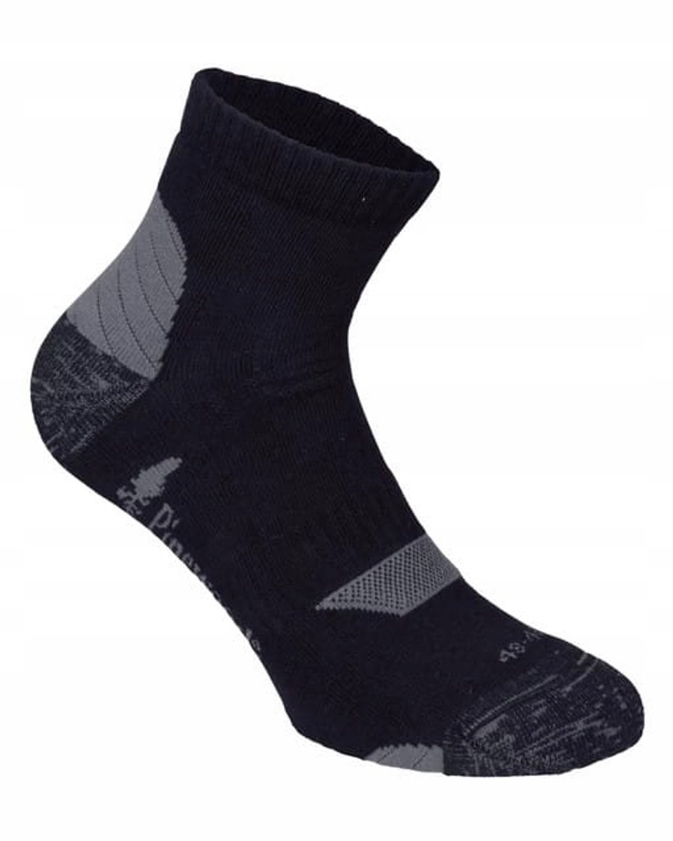 Pinewood Nature Safe Cotton Mid Sokken - Zwart - Maat 37/39