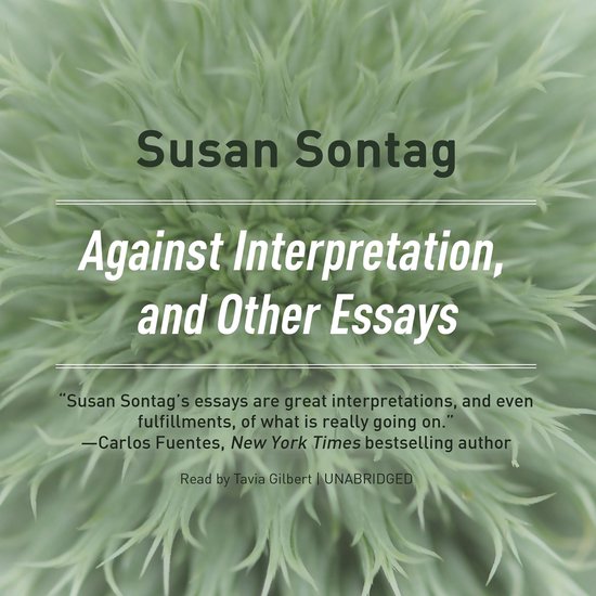 Against Interpretation, and Other Essays - cover