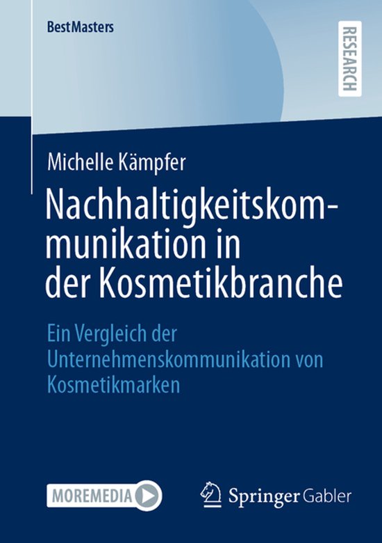 BestMasters- Nachhaltigkeitskommunikation in der Kosmetikbra ... - cover