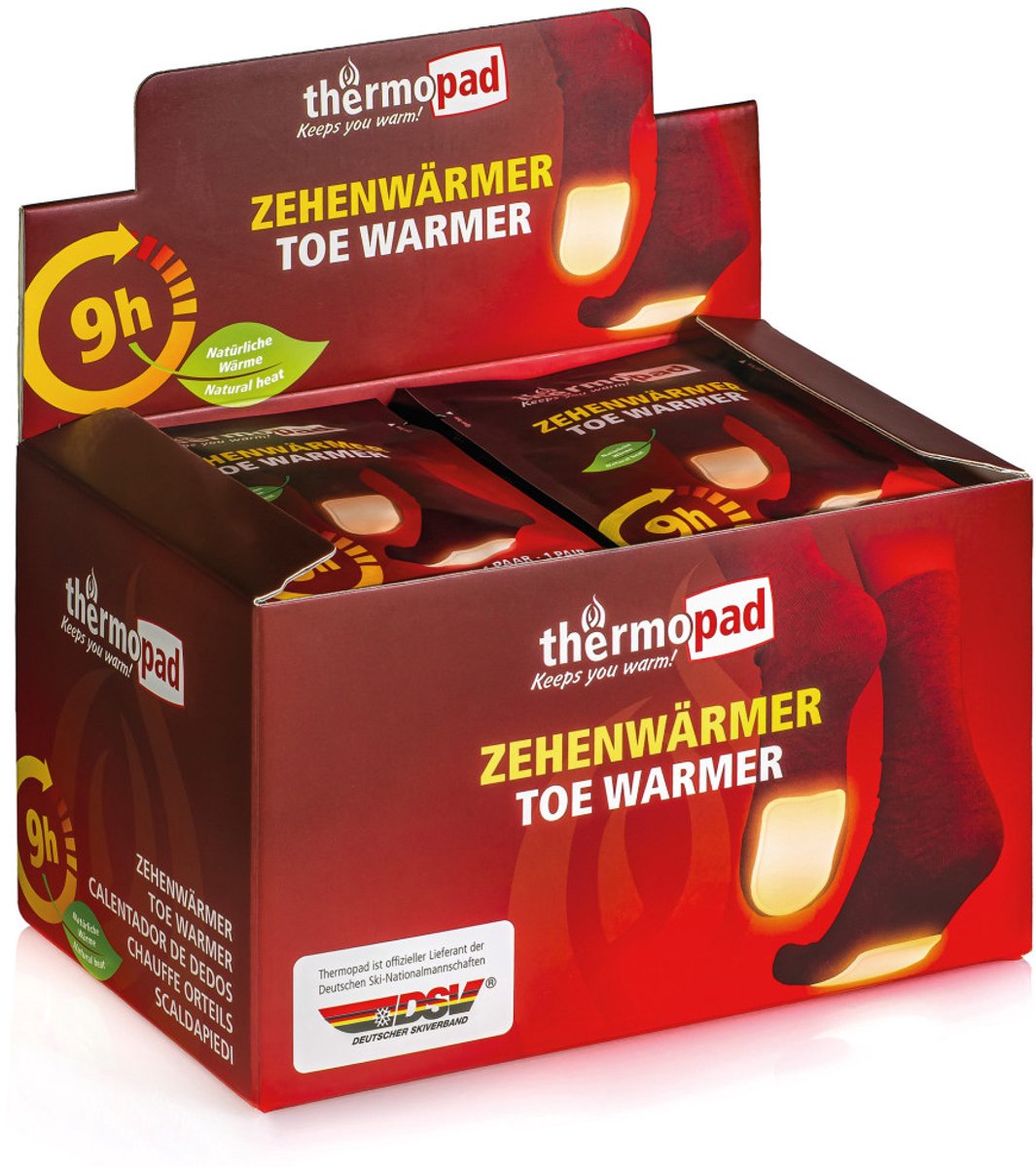 Thermopad Tenenwarmers – 30 Paar – Professionele Warmte tot 8 uur – Betrouwbare Outdoor Verwarming – 68°C Warmtekussens voor in Schoenen