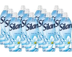 Silan Wasverzachter - Fresh Sky 880ml - 12 x 40 Wasbeurten - Voordeelverpakking