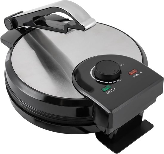 Roti Maker - Roti Maker Elektrice - Roti Pan - 30cm - 1000W - Zwart | bol