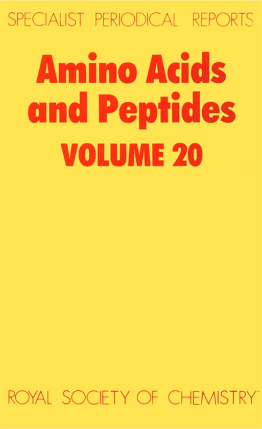 Specialist Periodical Reports - Amino Acids and Peptides- Am ... - cover