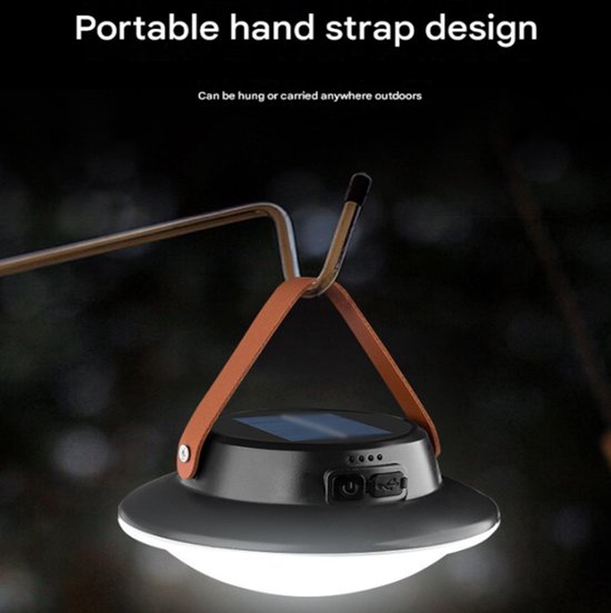 LED Camping Lantaarns - Outdoor Magnetische Oplaadbare Camping Verlichting, IPX5 Waterdichte Outdoor Camping Lamp, 200 Lumen LED Werklampen met 3 Kleuren