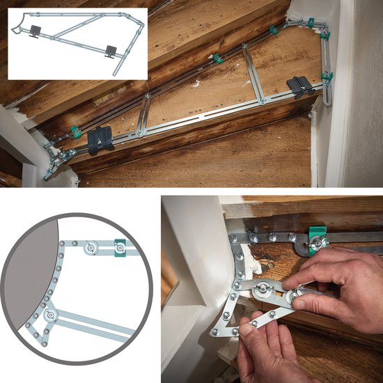 Wolfcraft - Trapspin - Traprenovatie - Voor Het Renoveren Van Traptreden