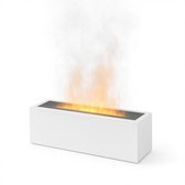 Diffuser - Aroma Difussers - Vlameffect - Geurverspreider - Luchtbevochtiger - Aromatherapie - Led lamp - kleuren - Verstuiver etherische olie - Vernevelaar - 200ml Slaapkamer- Kantoormeubel