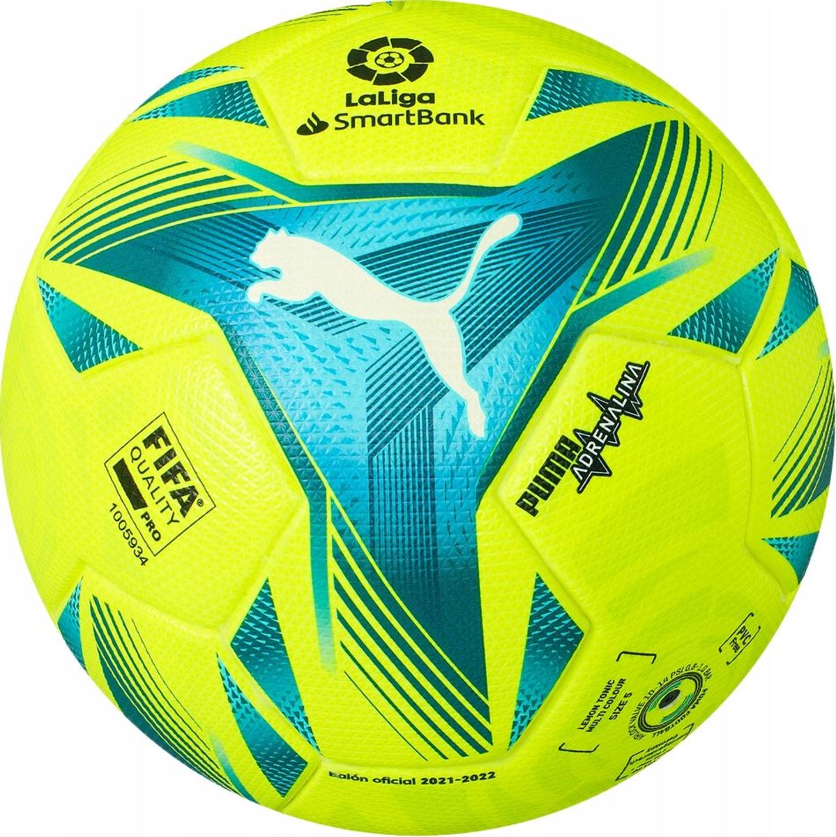 Puma Voetbal Laliga 2 Adrenalina Fifa Quality Pro Bal Geel - UNI