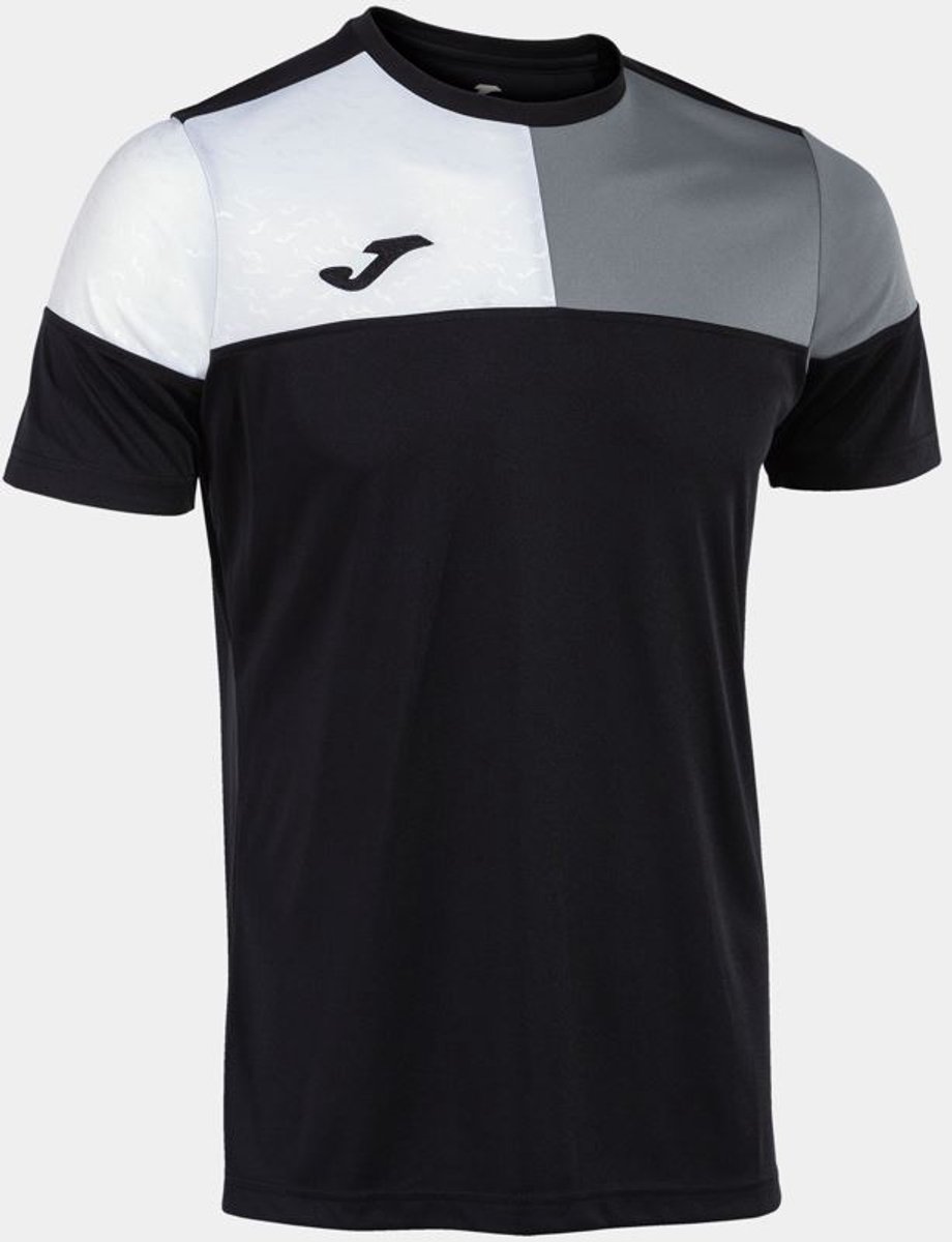 Joma Crew V T-shirt Met Korte Mouwen Zwart S Man