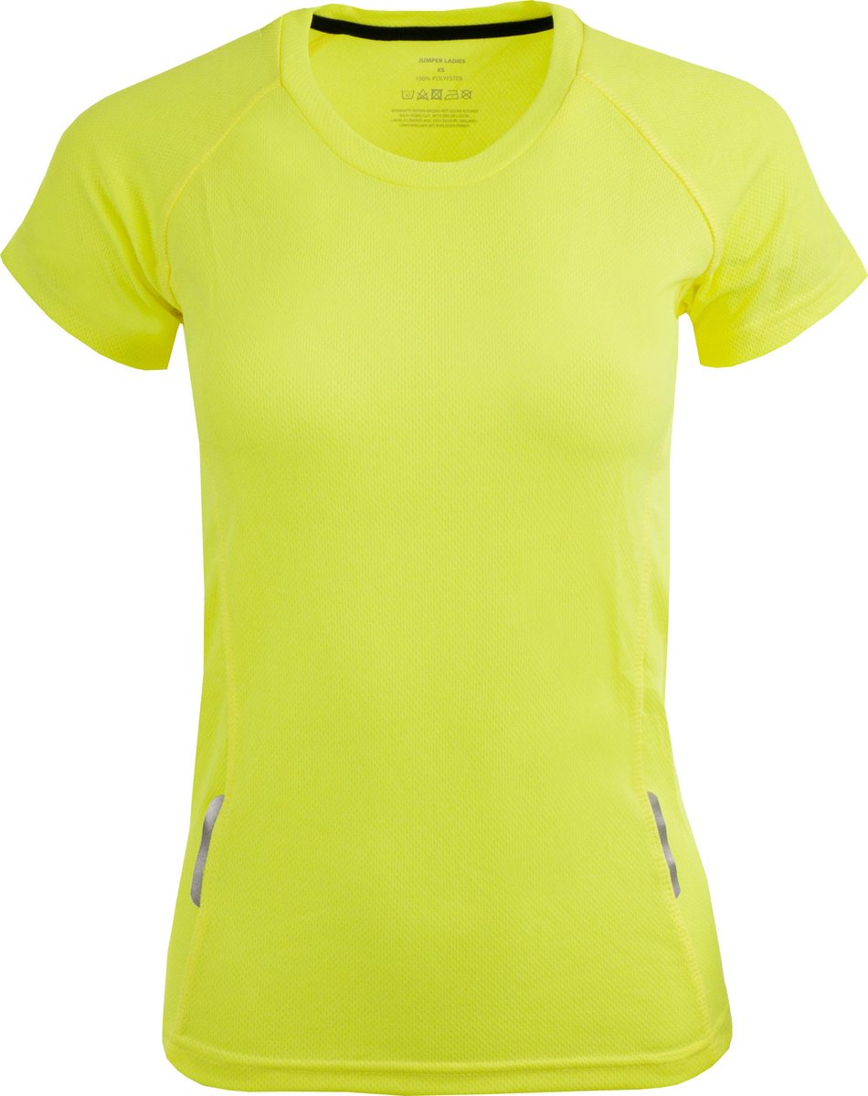 Sport T-shirt Jumper Dames Geel - M