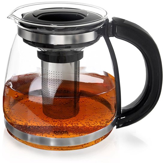 Transparante Orion Theepot met Filter Glas Hittebestendig 1,55 l Transparante Orion Theepot met Filter Glas Hittebestendig 1,55 l