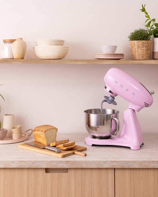 SMEG SMF05PKEU - Keukenmachine - Roze - 1000 W - Full Color van Merkloos — afbeelding 4