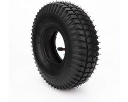 Robuuste band 3.00-4/260X85 met binnenband voor scooter of rolstoel - Slijtvaste rubber - Duurzame kwaliteit.