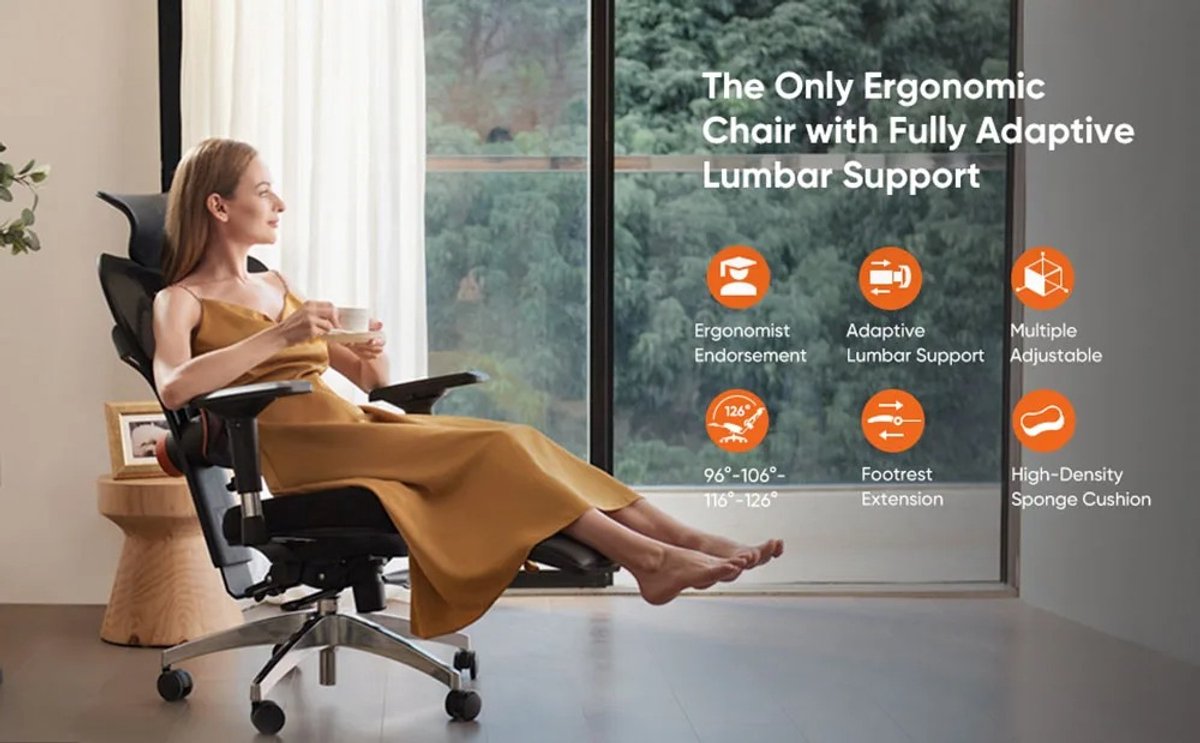 Wentink Mo Ergonomische Bureau Computer Stoel - ergonomische kruk thumbnail 2