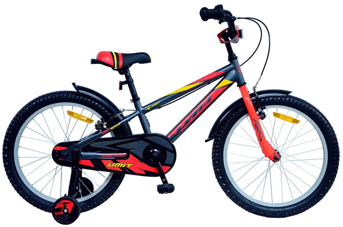 Umit Casper 20´´ Fiets Rood,Grijs Jongen