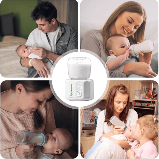 BabySure Flessenwarmer voor Onderweg - Draagbare Digitale Pocket Babyflessenwarmer - Temperatuurregeling - Compact & Lichtgewicht van Merkloos — afbeelding 4