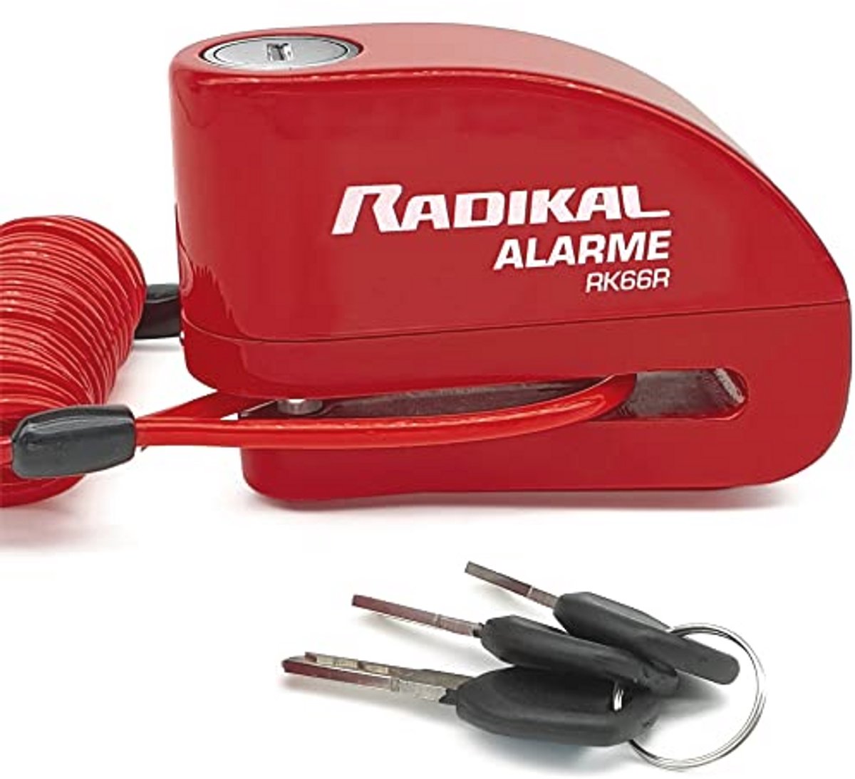 Universele Antidiefstal Hangslot met Alarm 110 dB voor Motorfiets, Scooter en Fiets