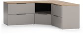 Vicco Wido Woonwand – 2 delen Grijs