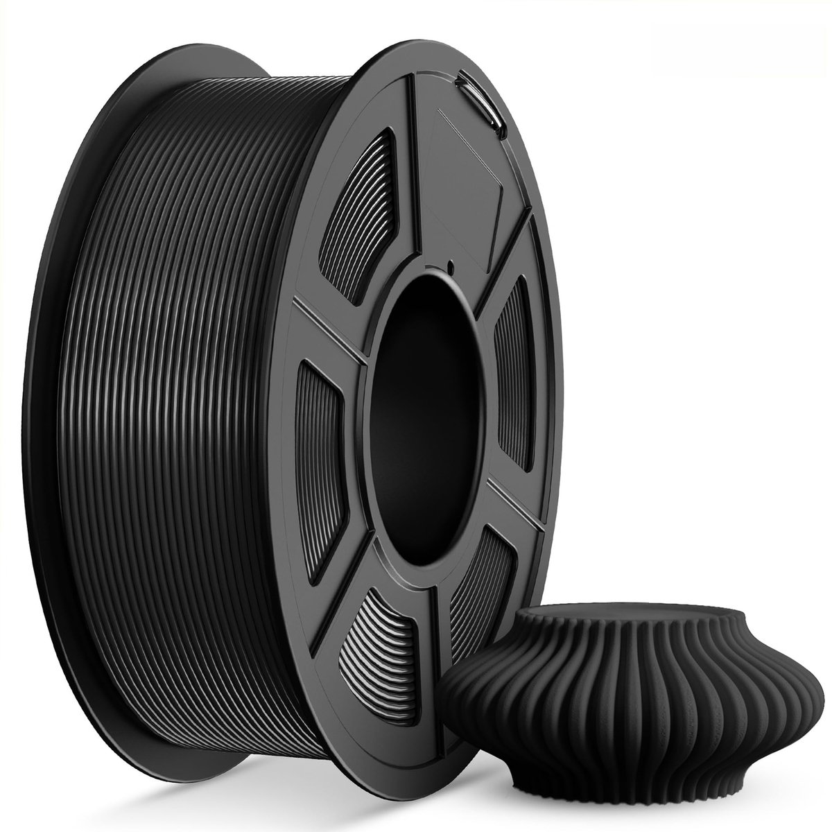 IMPERATORIS® PLA 3D Printer Filament - Printfilament - Eenvoudig Printen - 1kg - zwart