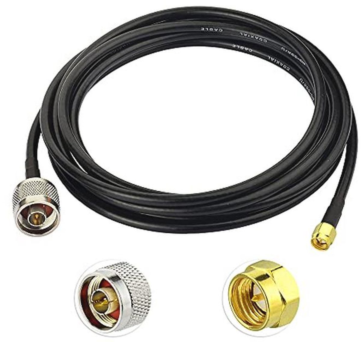 Laagverlies SMA naar N Type Coaxkabel (12ft, 3.5M) voor Antenneverbindingen