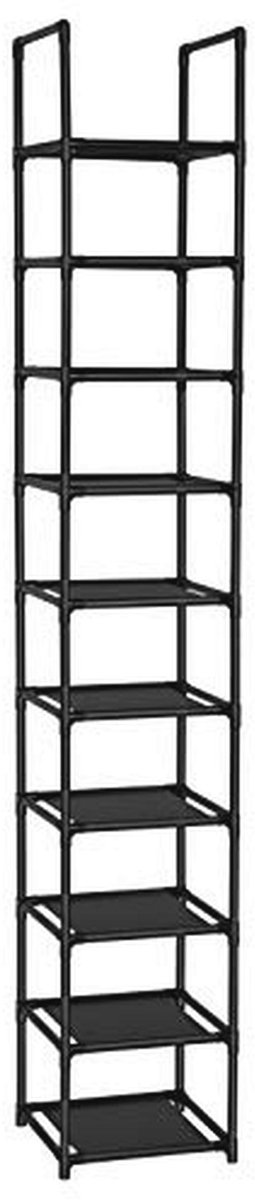 Schoenenrek met 10 Tiers - Ruimtebesparende Organizer voor Schoenen en Accessoires