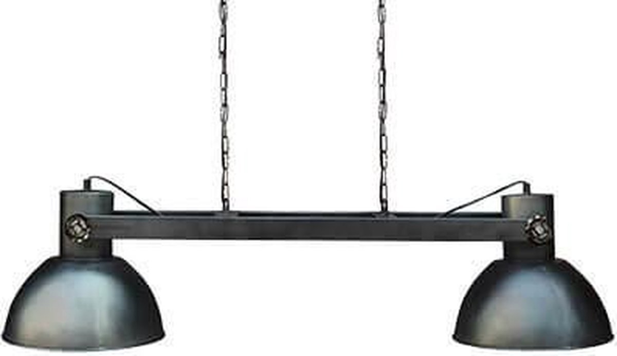 Hanglamp zwart - Metaal - 110 cm - Sweet Living - 2-fitting