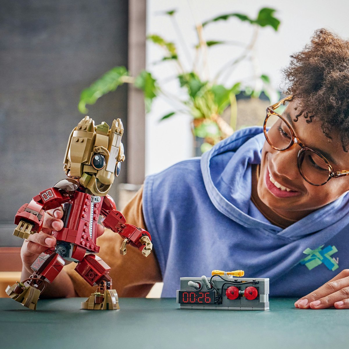 LEGO Marvel Groot in Ravager Jumpsuit - Bouwbaar Superheld Speelgoed voor Kinderen - 76341 – foto 3