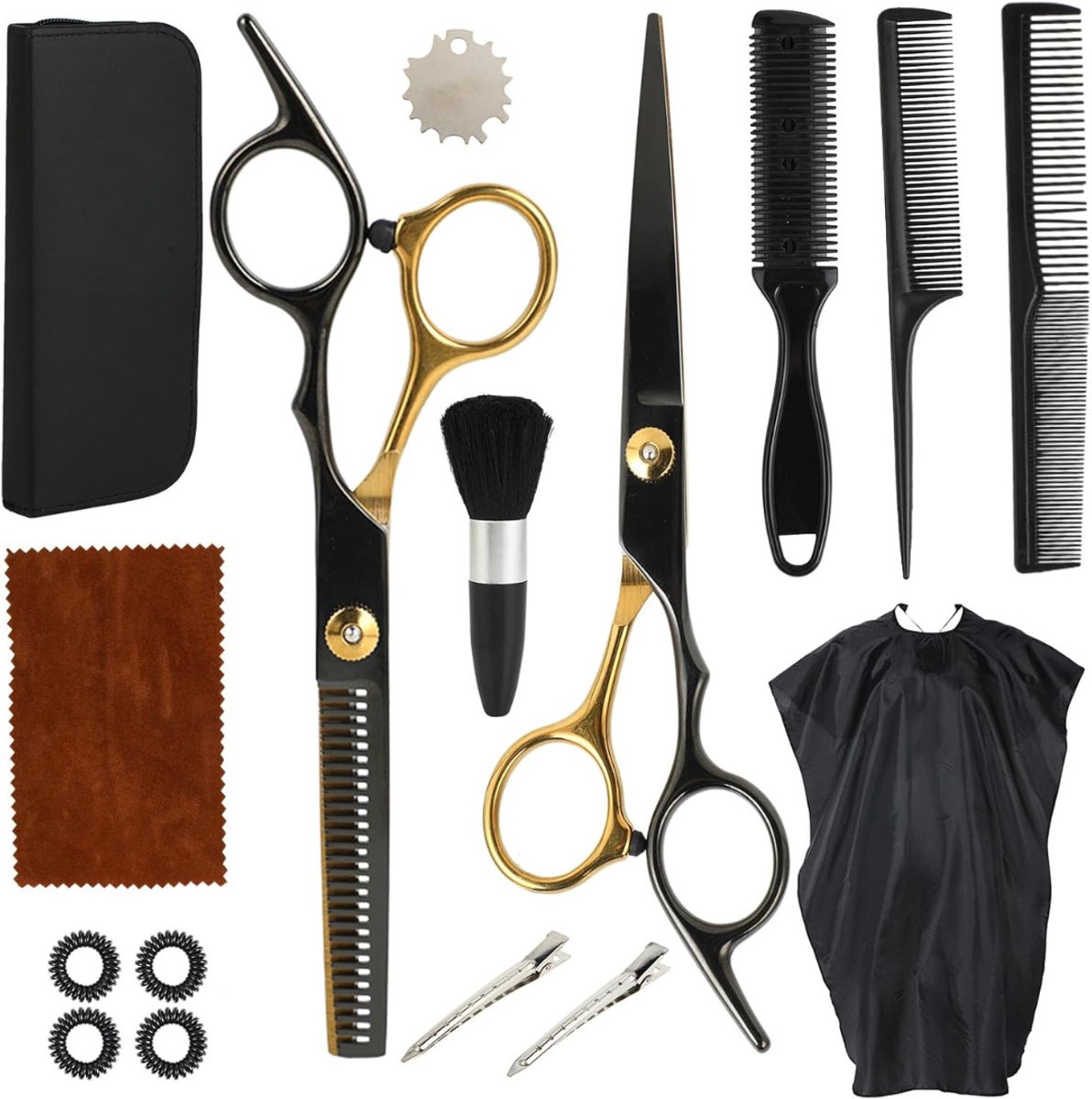 ZRSS® Professionele Kappersset - Kappersschaar Set Compleet - 16-Delig