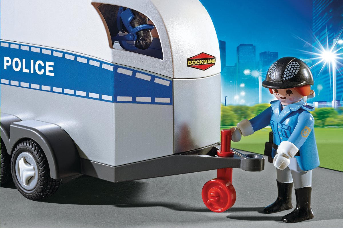 Playmobil Bereden politie met trailer - 6922 — afbeelding 3
