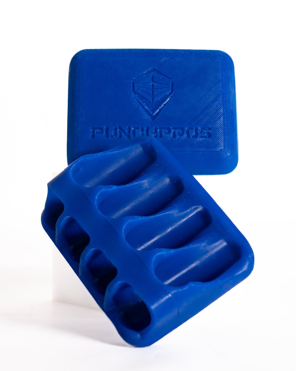 PunchPros siliconen knokkelbeschermers blauw (set)
