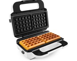 Tefal Snack XL SW7011 - Contactgrill - Extra grote en diepe platen - Tosti's en Wafels - Anti-aanbaklaag - 850W