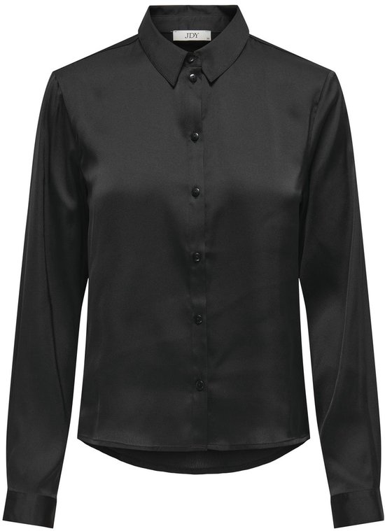 Jacqueline de Yong Blouse Jdyfifi Life L/s Short Shirt Wvn No 15203504 Noir Taille Femme - W38