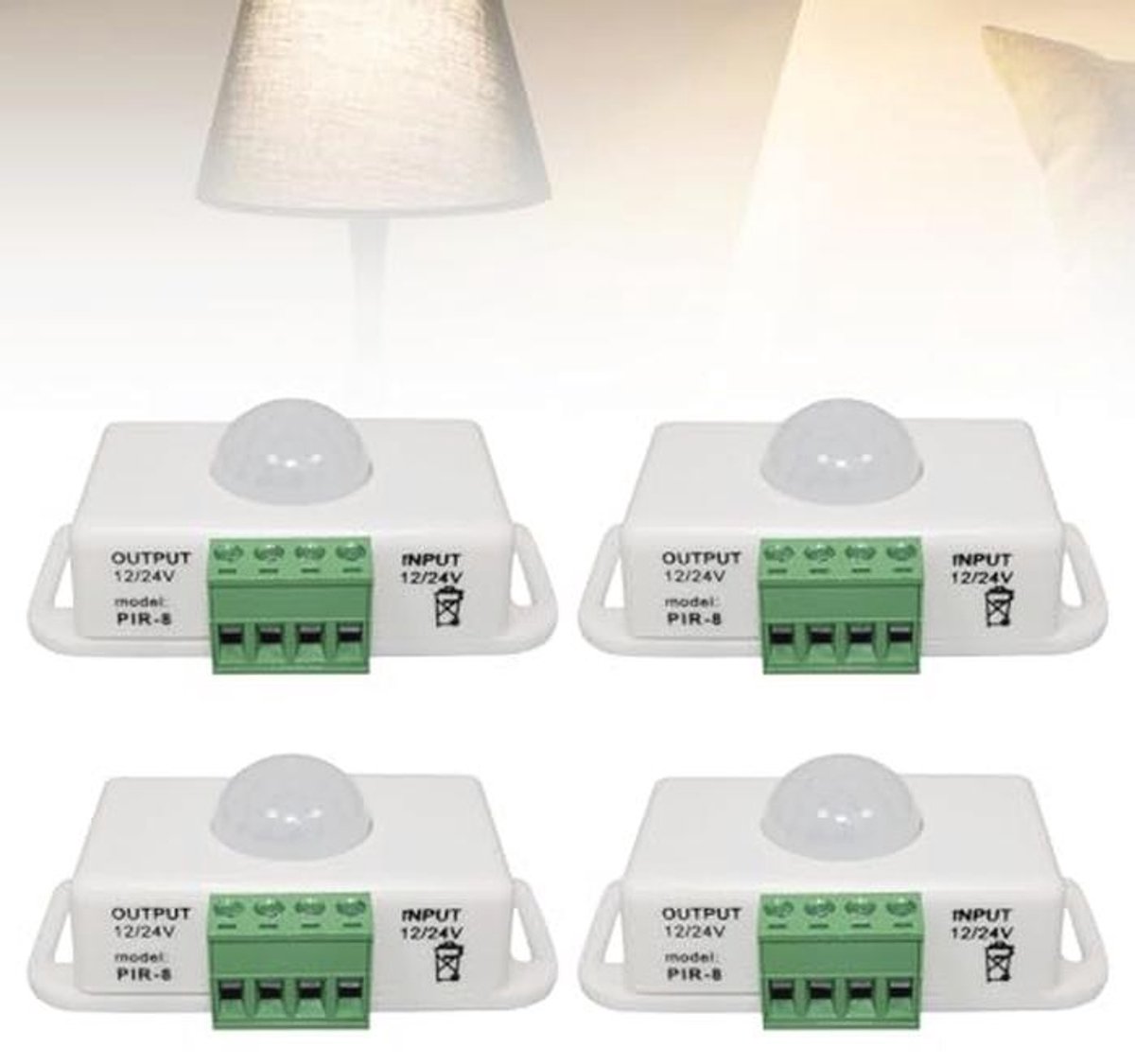 Infrarood PIR-sensor voor Buiten - Automatische Bewegingsmelder met Instelbare Vertraging voor Ledlampen