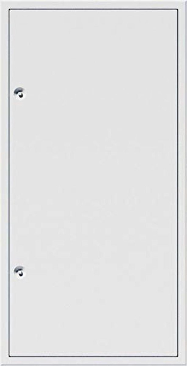 Revisiedeur Z-profiel 500x1000mm Wit - Inspectiedeur met Vierkante Sluiting