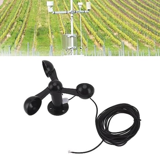 Nauwkeurige Windsnelheidsdetector met 8 M Waterdichte Kabel voor Energiecentrales en Weerstations — afbeelding 3