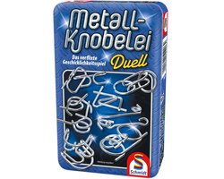 Schmidt® - Metalen Puzzel Set - Denkspel - Breinbrekers met metalen ringen - vanaf 7 jaar - 1 speler