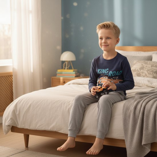 Pyjama Garçon - Ensemble pyjama 4032 - King de la route - 9-10 ans