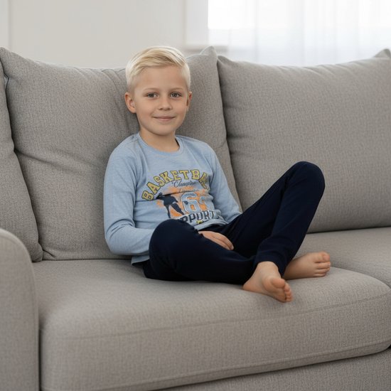 Pyjama Garçon - Ensemble pyjama 4022 - Basket - 5-6 ans