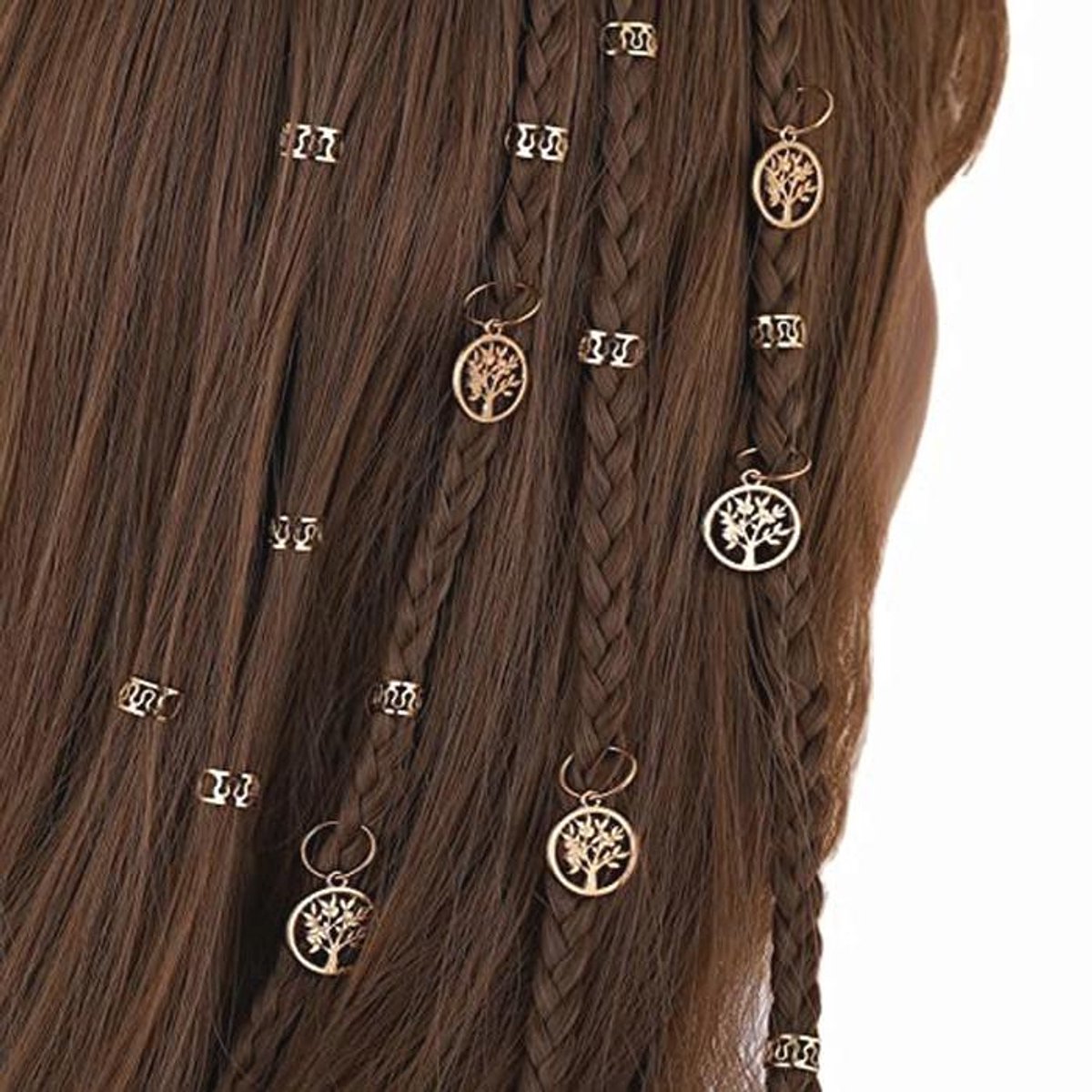 30 Dreadlock Sieraden Kralen en Manchetten - Verstelbare Metalen Haaraccessoires