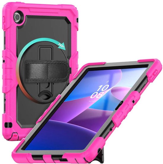 SCIMIN Handvat hoesje voor 10.1 inch Lenovo Tab M10 (TB-X605F/TB-X605L