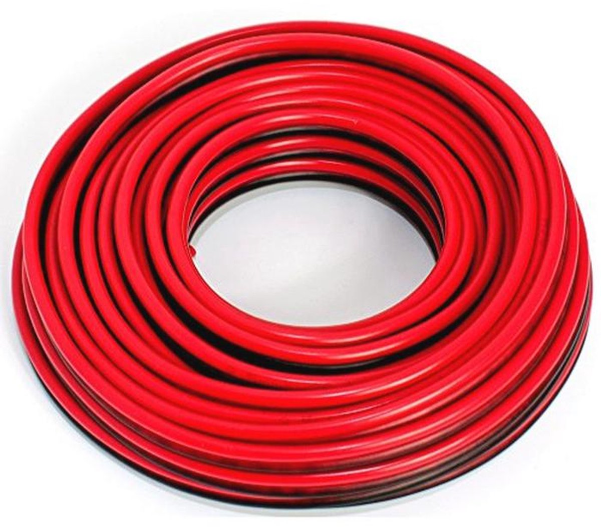 Luidsprekerkabel 2x2,50mm2 - Audio Kabel - 10 m Rood-Zwart