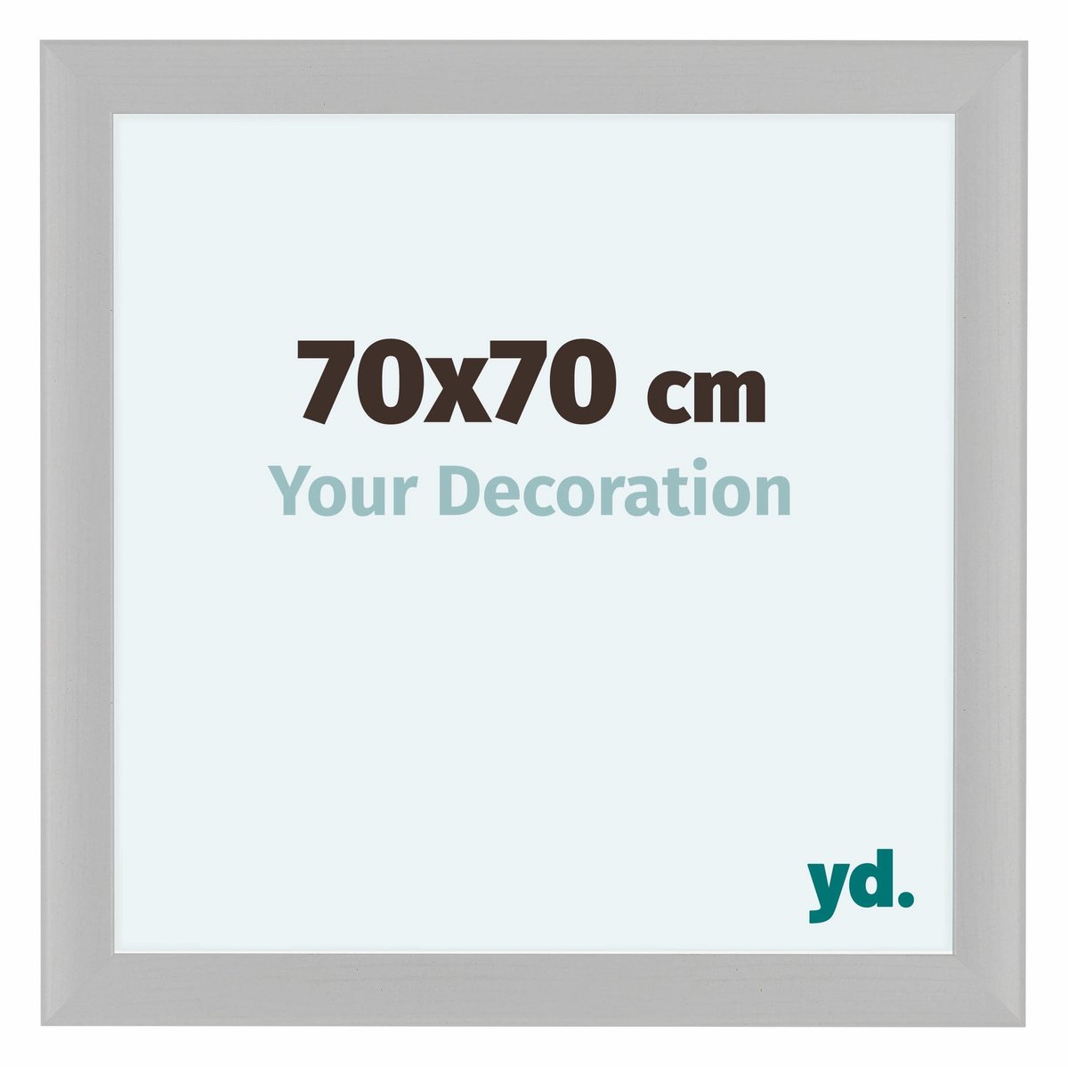 yd. Your Decoration - Fotolijst 70x70 cm - MDF - Wit Houtnerf - Como