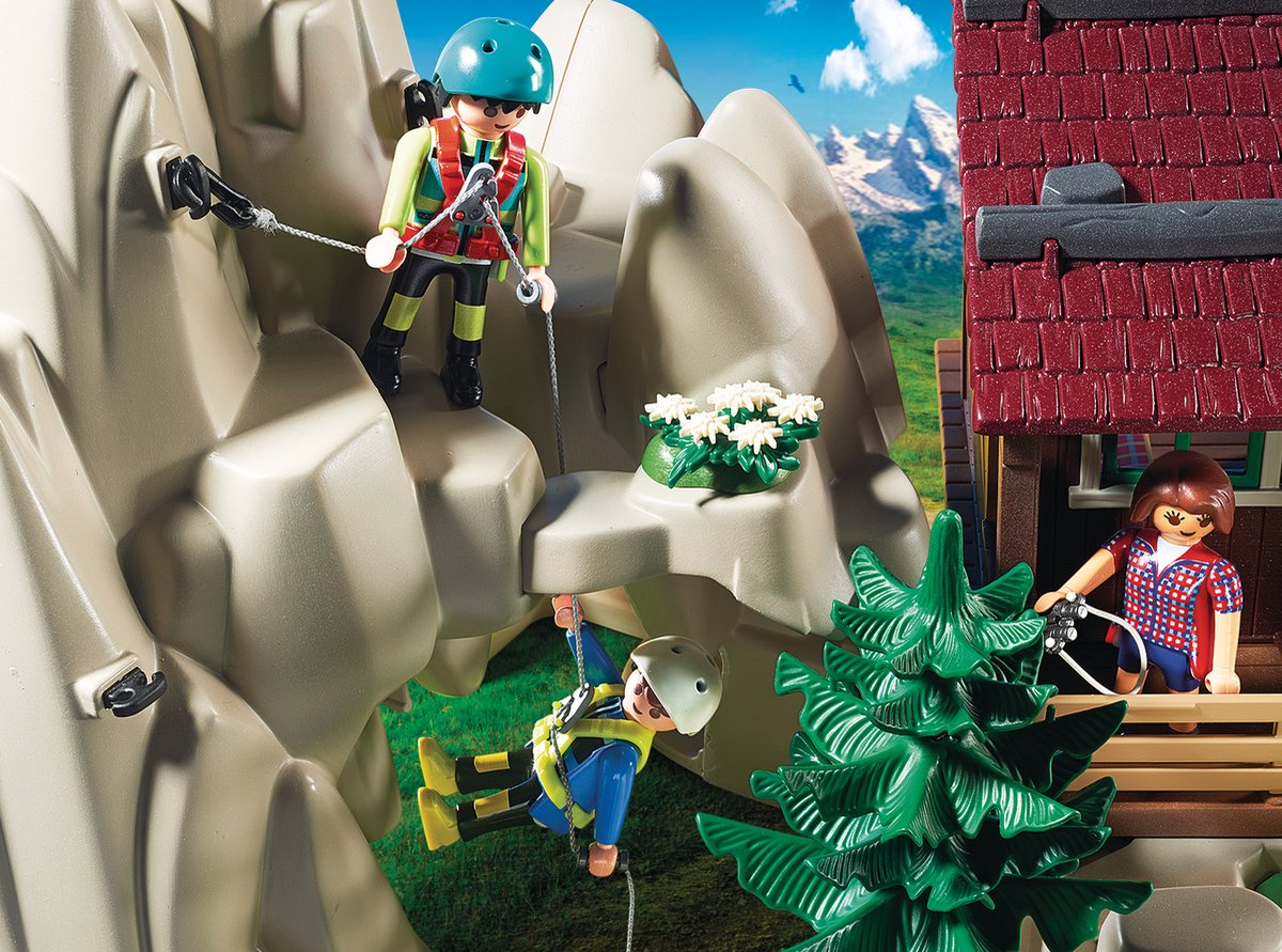PLAYMOBIL Bergbeklimmers met berghut  - 9126 — afbeelding 2