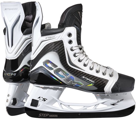 Ccm - Jetspeed Ft8 Pro Patins de hockey sur glace - Wit - Intermediate - 6.5 (41 EU) - Regular