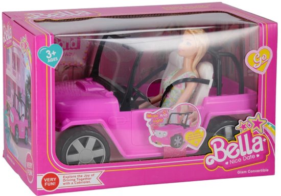 Bella Poppenauto met geluid/licht van bella — afbeelding 2