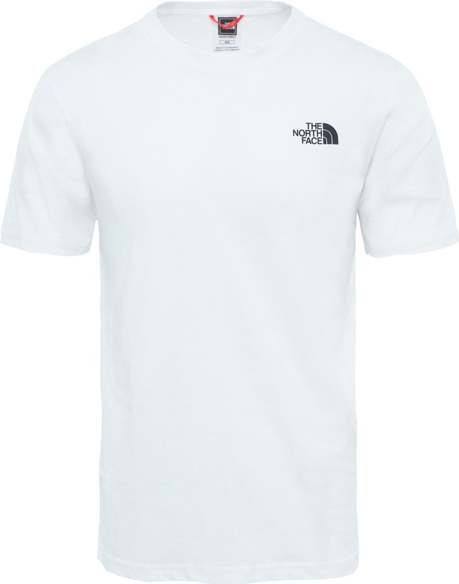 The North Face SS Redbox Tee Heren Outdoorshirt - TNF White - Maat XL
