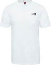 The North Face S/s Simple Dome Tee - Eu Outdoorshirt Heren - TNF White