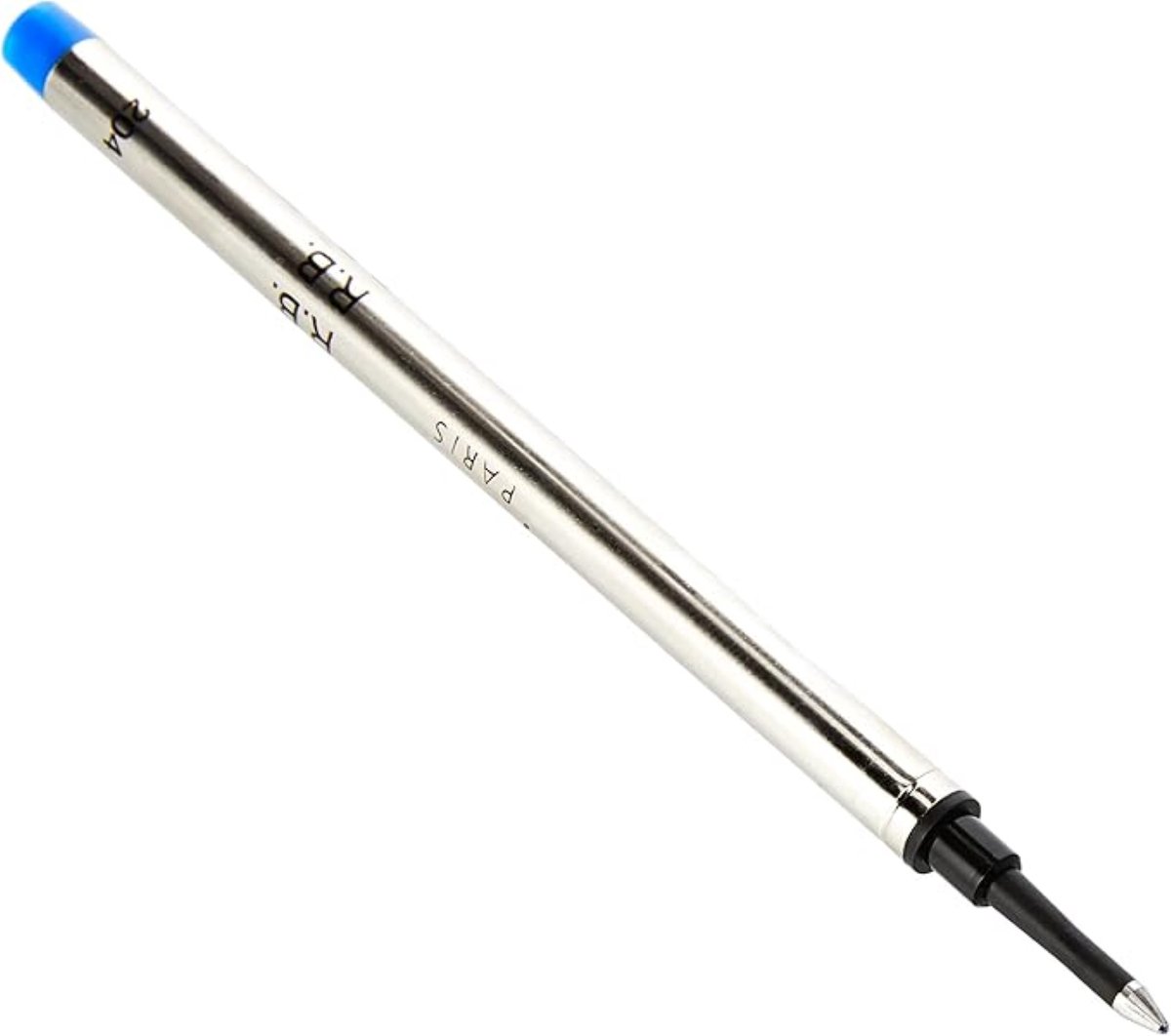 Penvulling - Rollerball - St Dupont- Rollerpen - M X10 - Blauw (040840) - Refill - 1 Stuks - Blue - Blau - Du Pont Paris